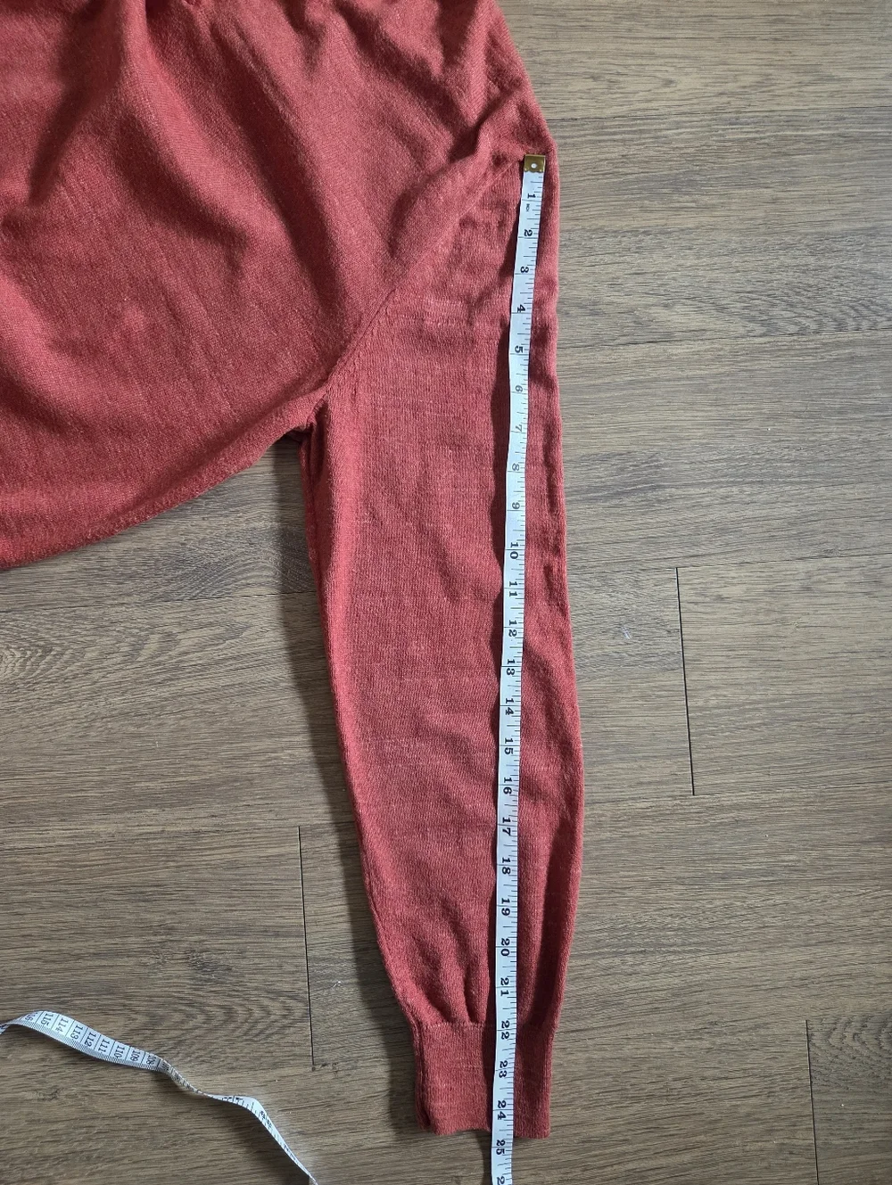 J. Crew Men's Half-Zip Sweater in Rust Orange